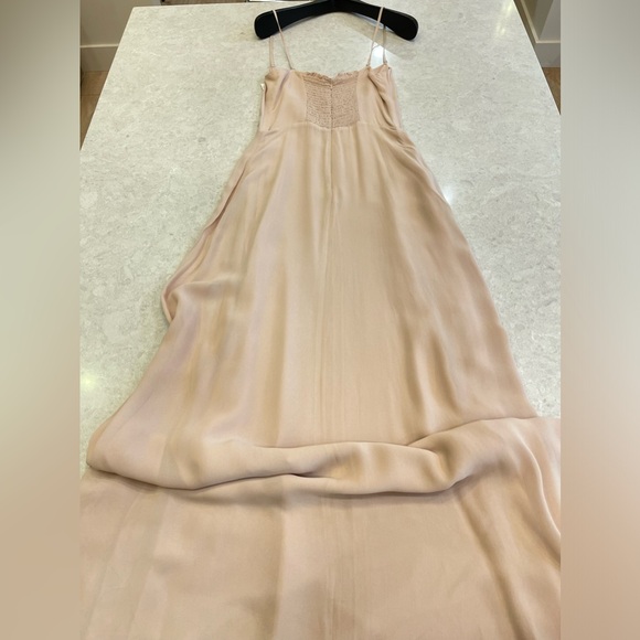 Reformation Ingrid Dress In Champagne Size 4 - Picture 9 of 14